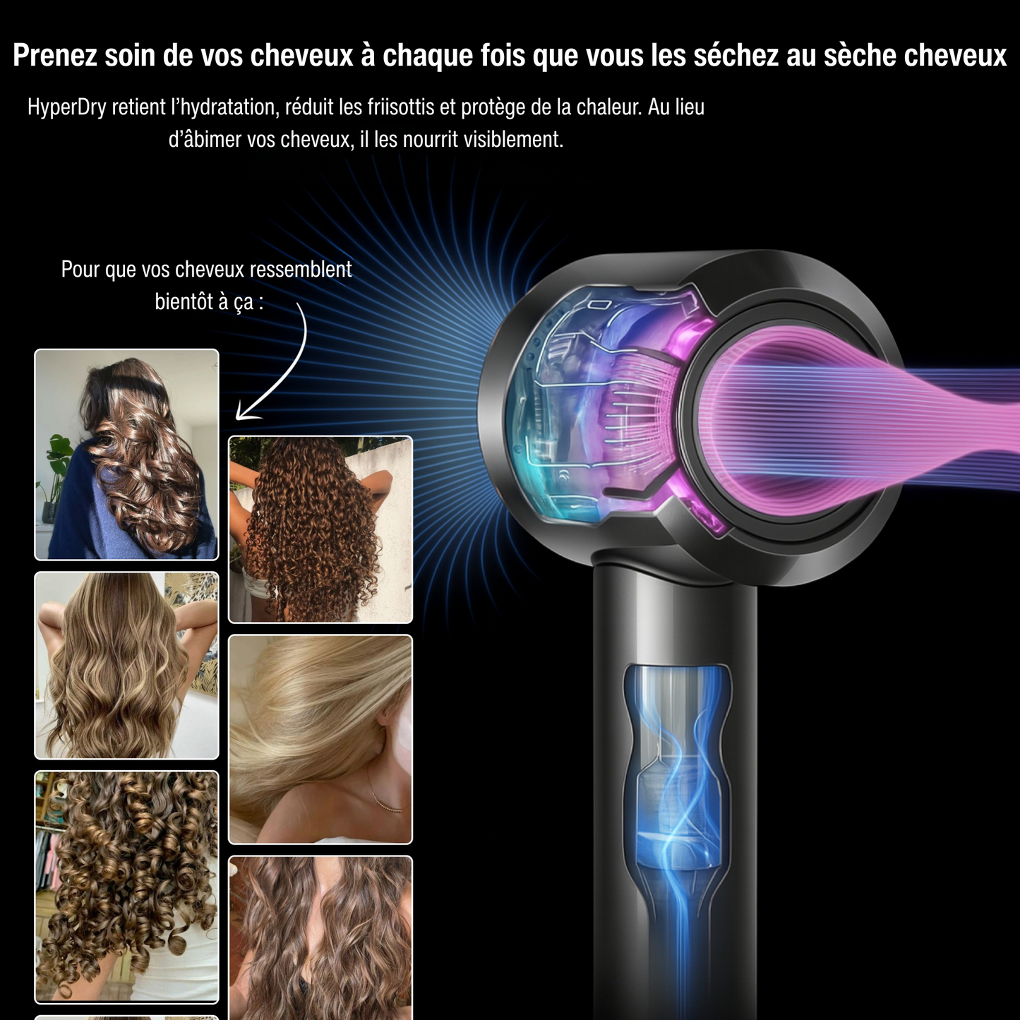 Sèche cheveux Professionnel HairDry