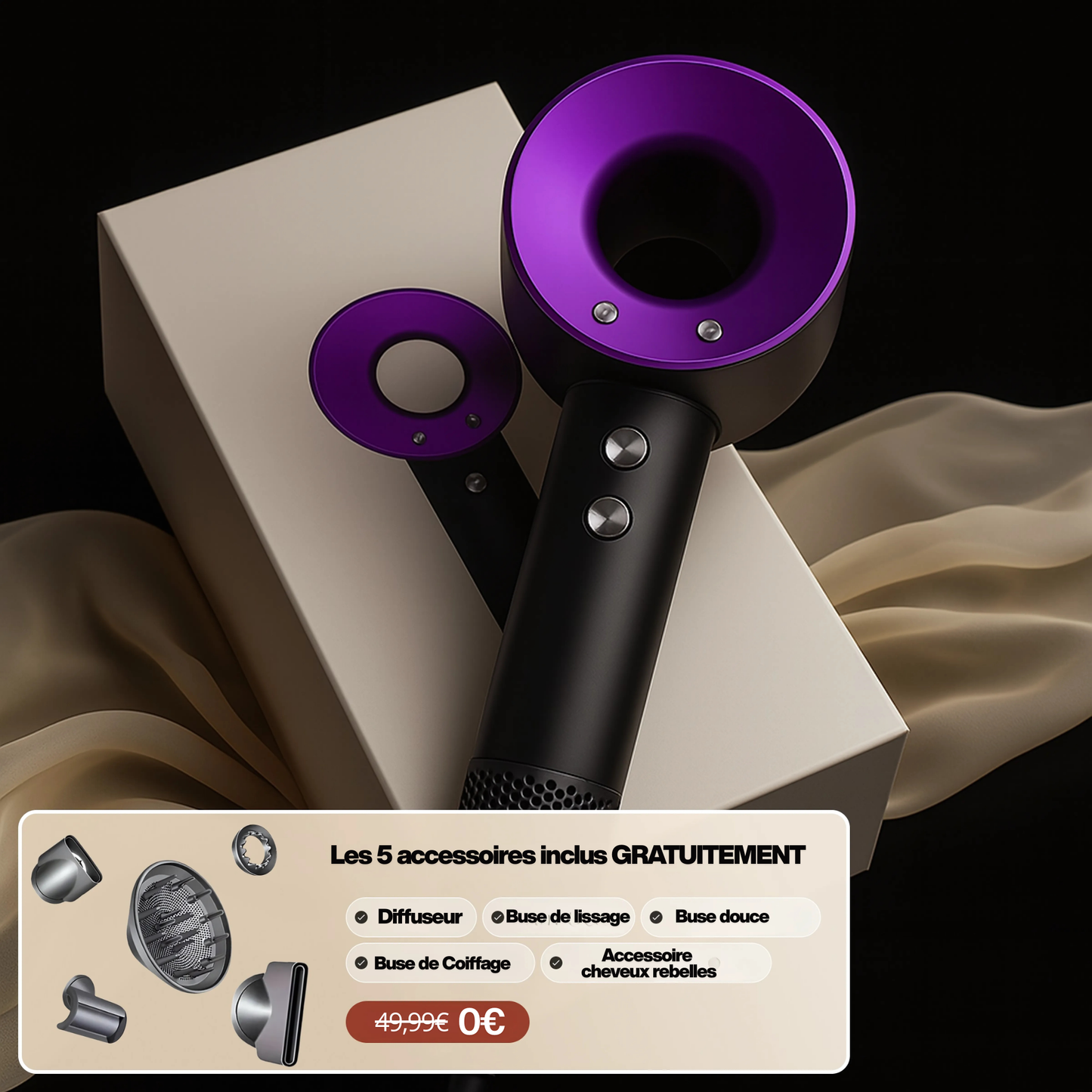 Sèche cheveux Professionnel HairDry