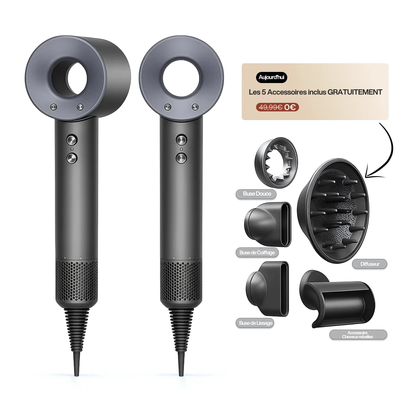 Sèche cheveux Professionnel HairDry